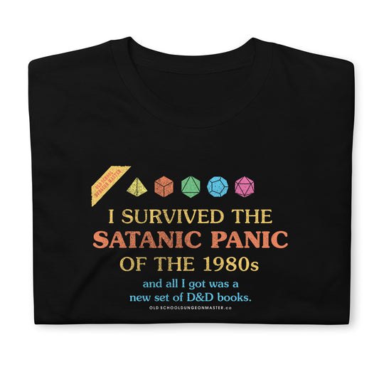 I Survived the Satanic Panic Dungeons & Dragons T-shirt