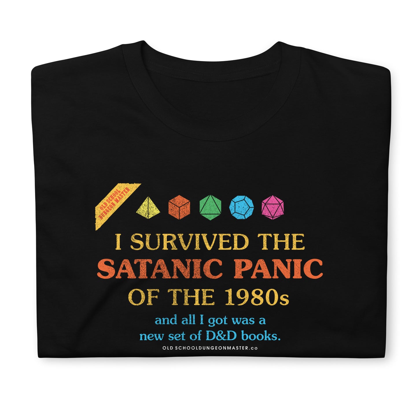 I Survived the Satanic Panic Dungeons & Dragons T-shirt