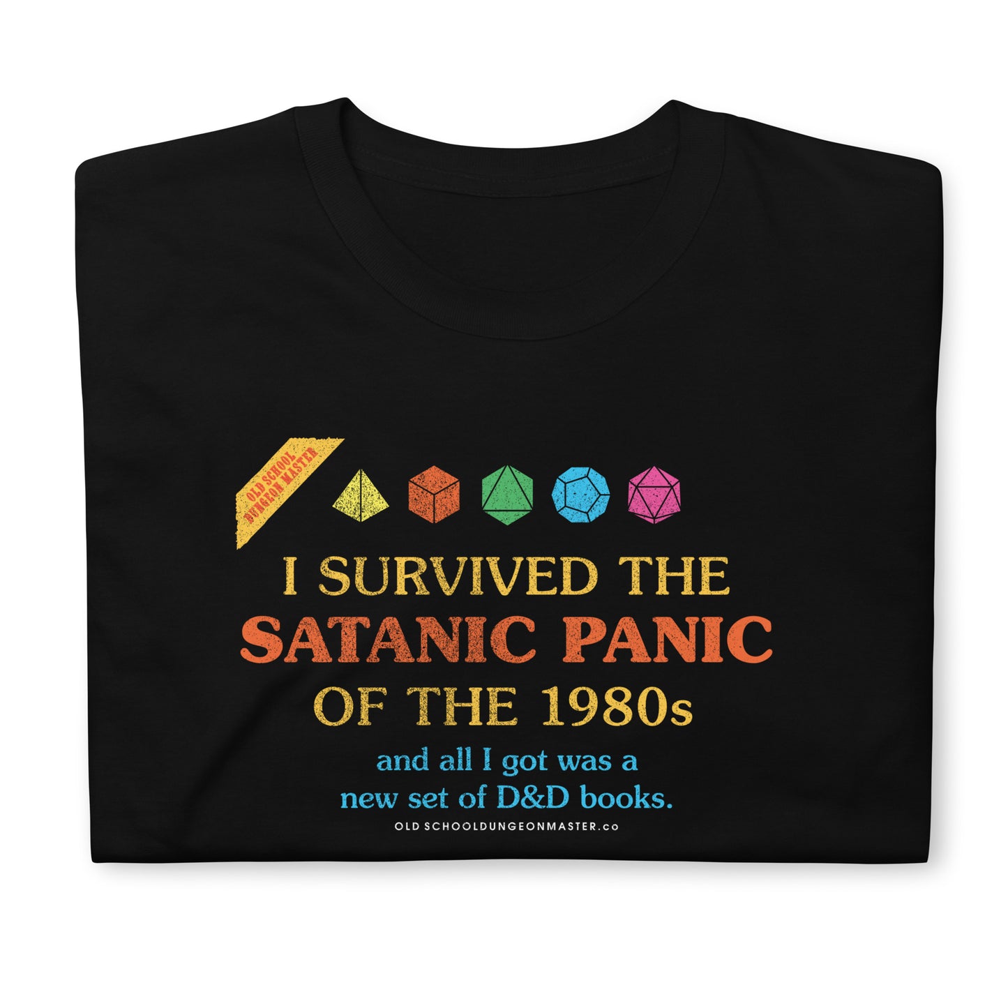 I Survived the Satanic Panic Dungeons & Dragons T-shirt