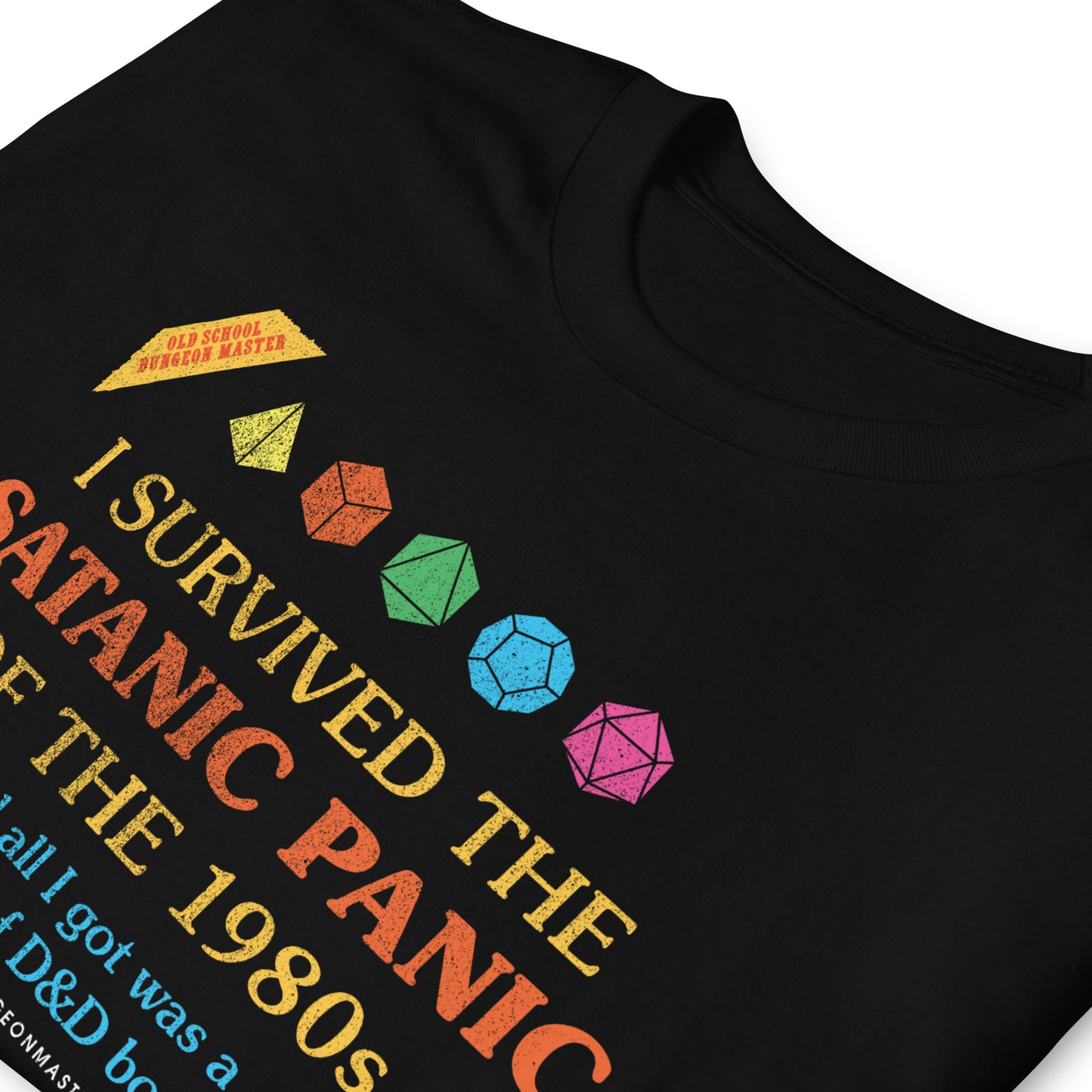 I Survived the Satanic Panic Dungeons & Dragons T-shirt